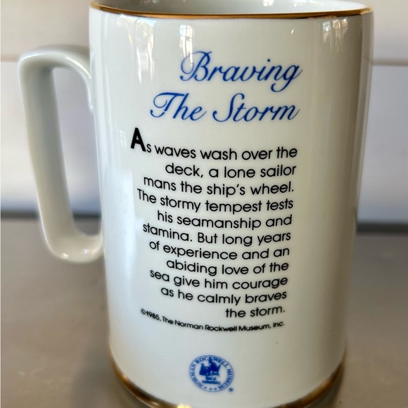 Vintage Norman Rockwell Museum 1985 Mug Set. - Picture 3 of 9